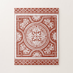 Cinnabar Woodblock IV Jigsaw Puzzle