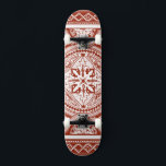 Cinnabar Woodblock IV Skateboard<br><div class="desc">Home Décor</div>