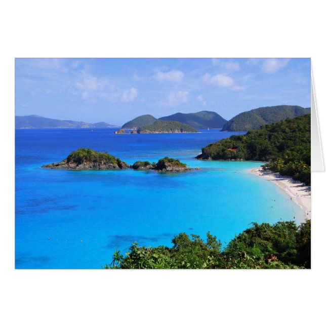Cinnamon Bay Beach, St. John, U.S. Virgin Islands  (Front Horizontal)