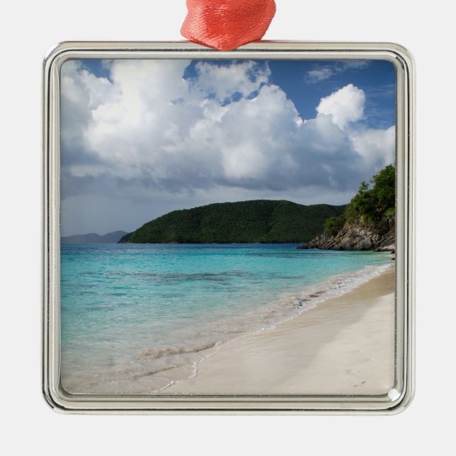 Cinnamon Bay, St. John USVI Metal Ornament (Front)