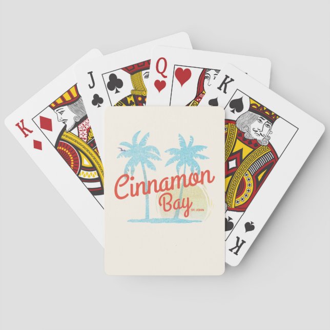 Cinnamon Bay USVI Playing Cards (Back)