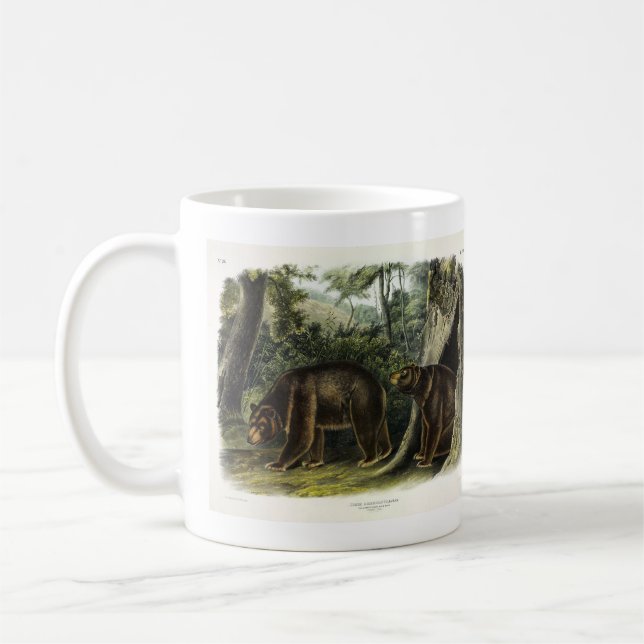 Cinnamon Bear from Audubon's Quadrupeds Coffee Mug (Left)