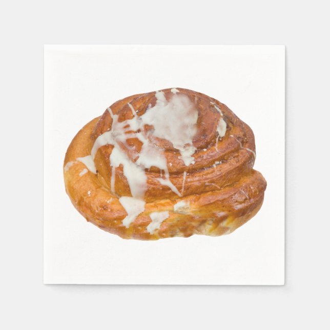 Cinnamon Bun Roll Model  Napkin (Front)