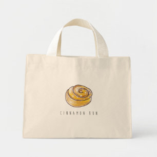 Cinnamon Bun swedish Kanelbulle Funny  Mini Tote Bag