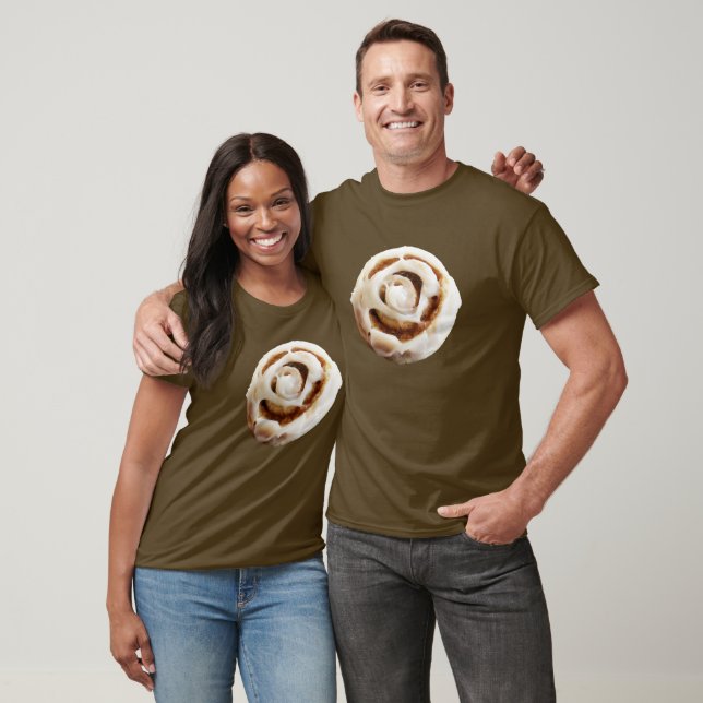 Cinnamon Bun with Icing T-Shirt (Unisex)