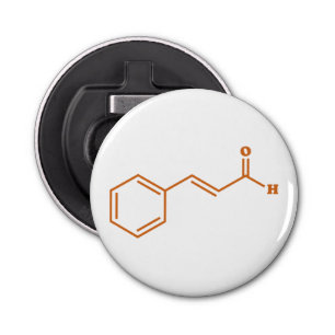 Cinnamon Cinnamaldehyde Molecular Chemical Formula Bottle Opener