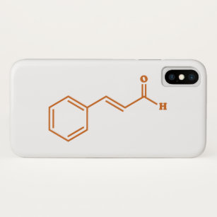 Cinnamon Cinnamaldehyde Molecular Chemical Formula Case-Mate iPhone Case