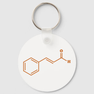 Cinnamon Cinnamaldehyde Molecular Chemical Formula Key Ring