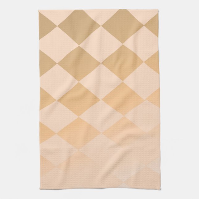 Cinnamon Diamond Tea Towel (Vertical)