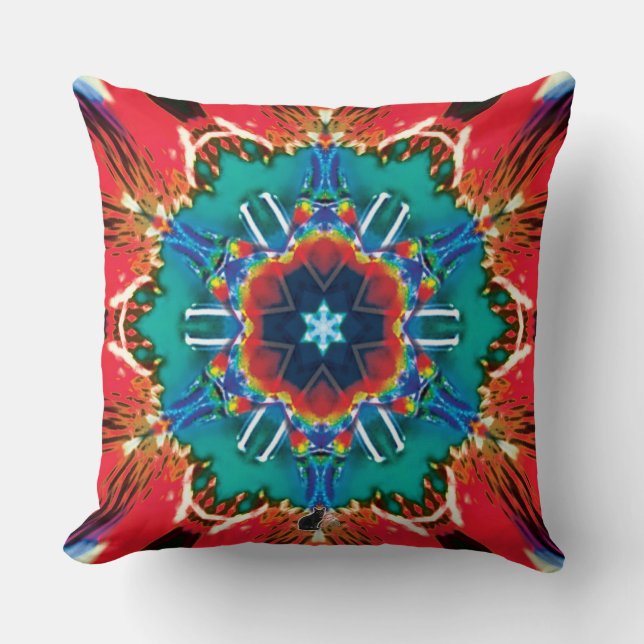 Cinnamon Kaleidoscope Cushion (Front)