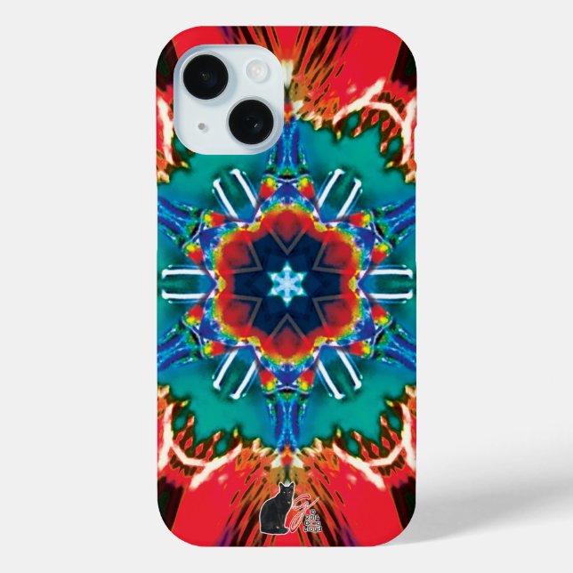 Cinnamon Kaleidoscope iPhone Case (Back)