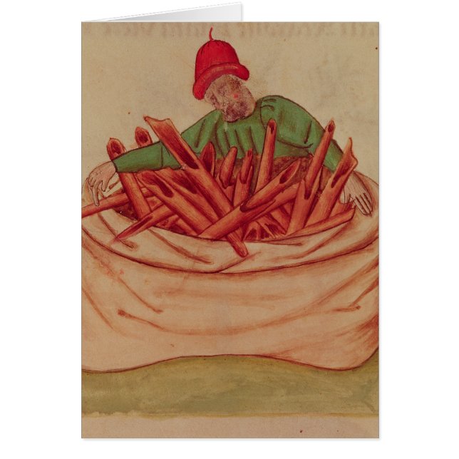 Cinnamon Merchant, from 'Tractatus de Herbis' (Front)