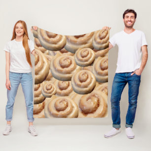 Cinnamon Roll Bliss Fleece Blanket