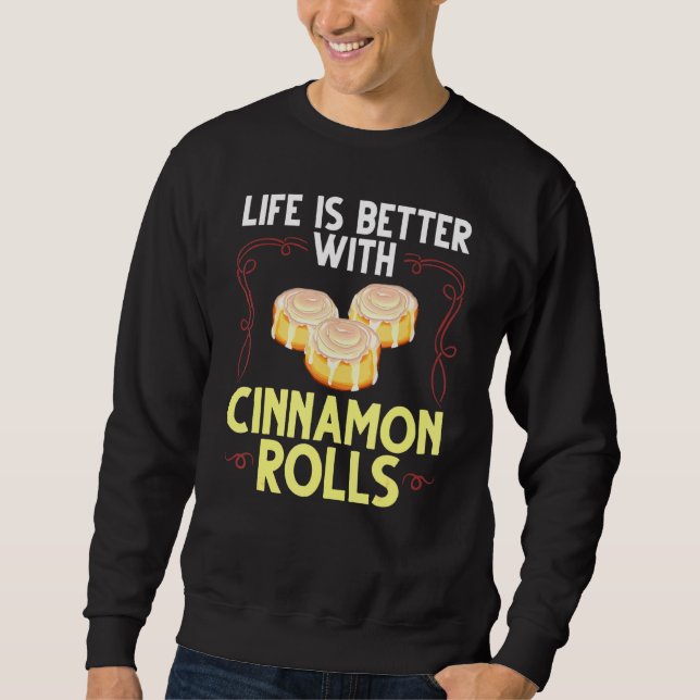 Cinnamon Roll Buns Recipe Gluten Free Keto 1 Sweatshirt (Front)