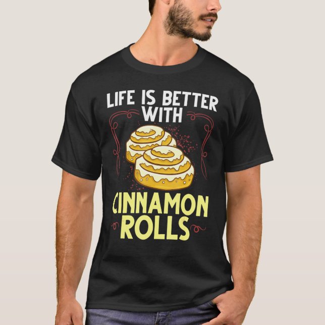 Cinnamon Roll Buns Recipe Gluten Free Keto 3 T-Shirt (Front)