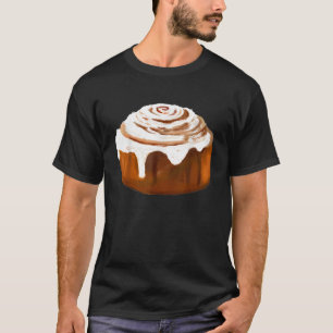 Cinnamon Roll Costume Halloween Bread Cosplay Food T-Shirt