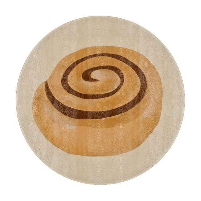 Cinnamon Roll  Cutting Board (Front)