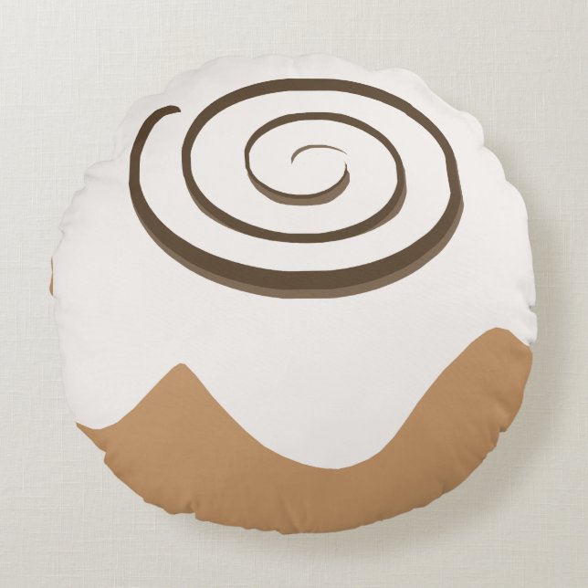 Cinnamon Roll Pillow (Front)