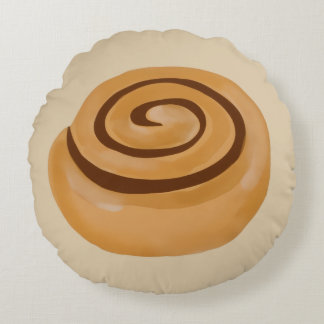 Cinnamon Roll Round Cushion