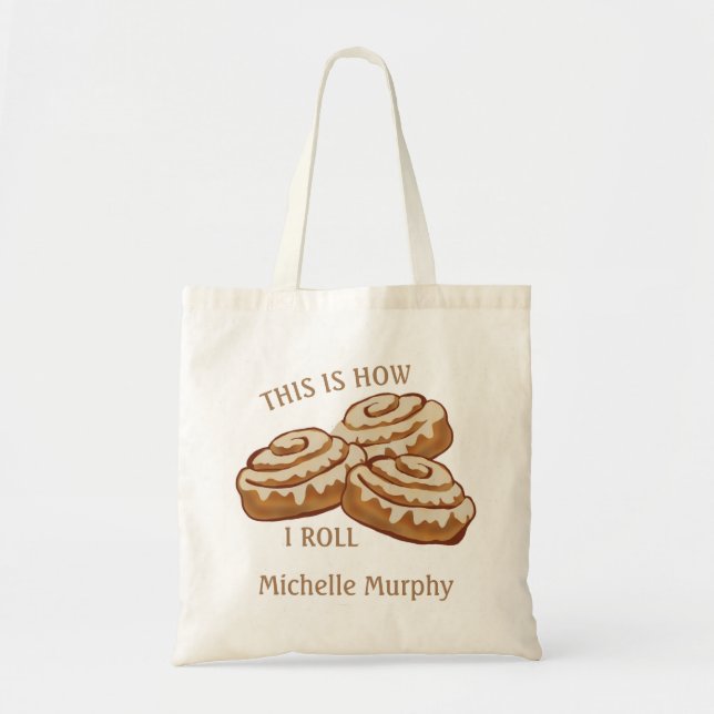 Cinnamon roll Tote bag, Cinnamon buns (Front)