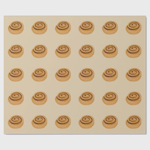 Cinnamon Roll Wrapping Paper