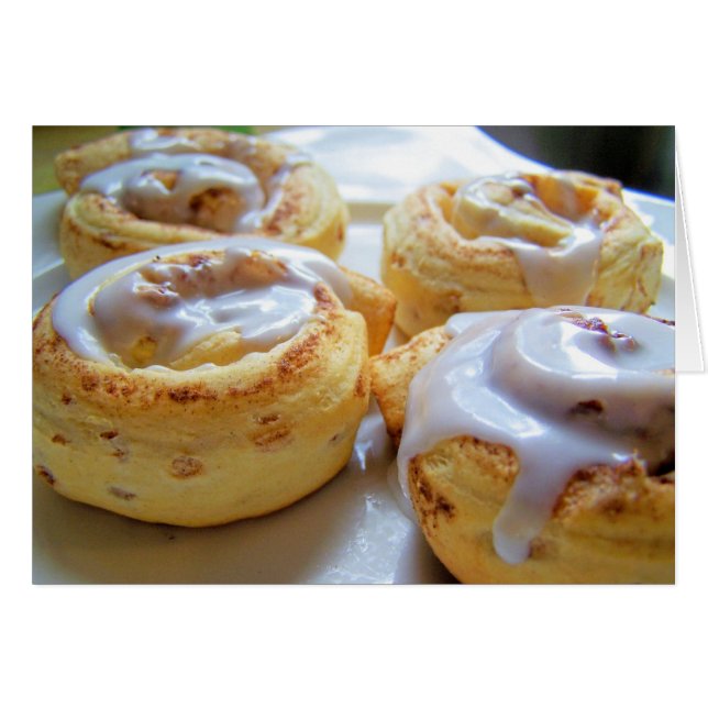 cinnamon rolls card (Front Horizontal)