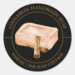 Cinnamon Soap label