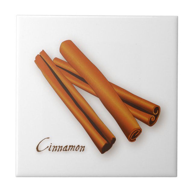 Cinnamon Spice Ceramic Tile (Front)