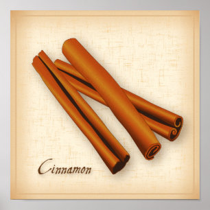 Cinnamon Sticks Spice Poster