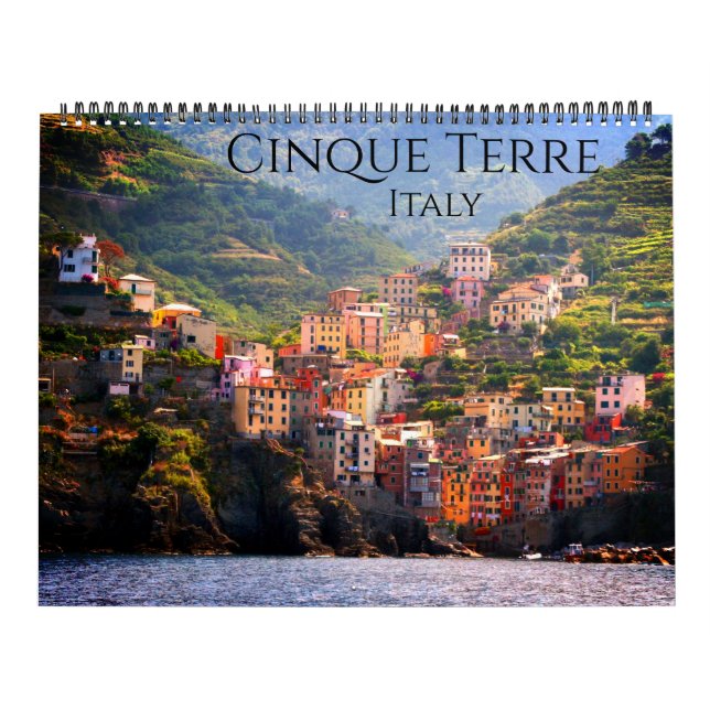 cinque terre 2026 large calendar (Cover)