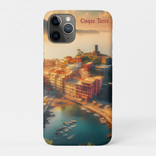 Cinque Terre Beach Italy Vintage Europe Travel iPhone 11 Pro Case