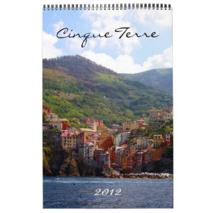 cinque terre calendar 2012