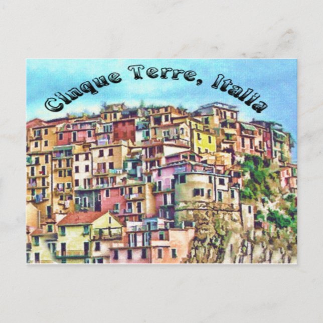 Cinque Terre, Italia Postcard (Front)