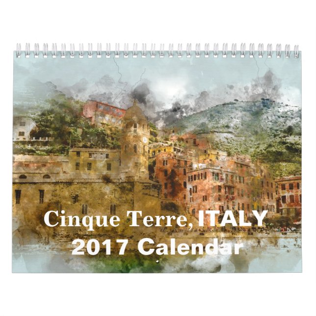 Cinque Terre Italy 2026 Tourism Holiday Calendar (Cover)