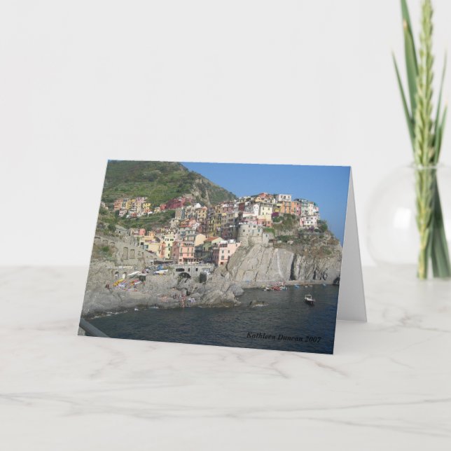 Cinque Terre, Italy Card (Front)