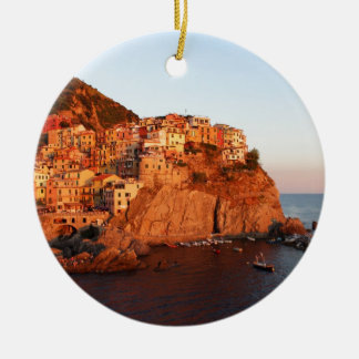 Cinque Terre, Italy Ceramic Ornament