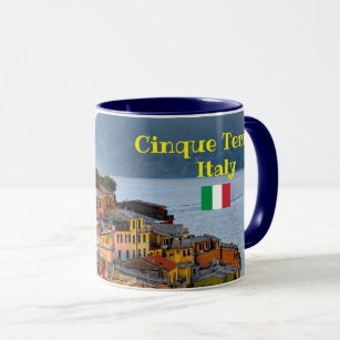 Cinque Terre Italy Panoramic Mug