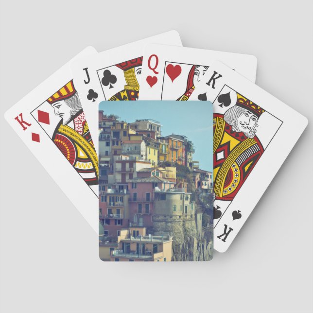 Cinque Terre, Italy Playing Cards (Back)