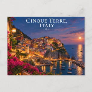 Cinque Terre Italy Postcard