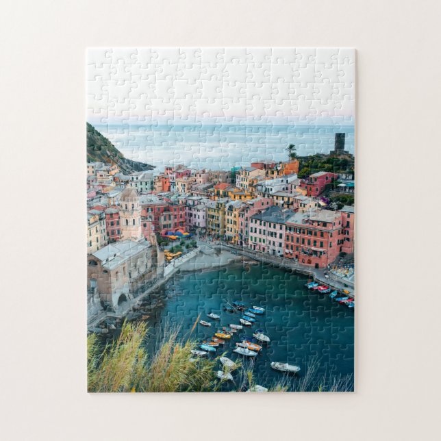 Cinque Terre Italy Scene | Jigsaw Puzzle (Vertical)