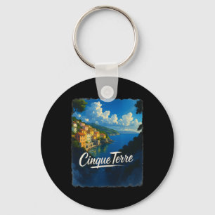 Cinque Terre Italy Vacation Vernazza Monterosso Tr Key Ring