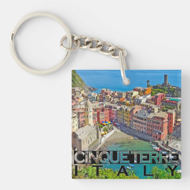 Cinque Terre Key Ring (Front)