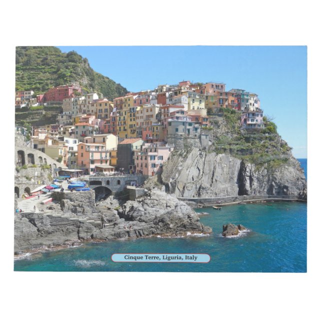 Cinque Terre, Liguria, Italy Notepad (Front)