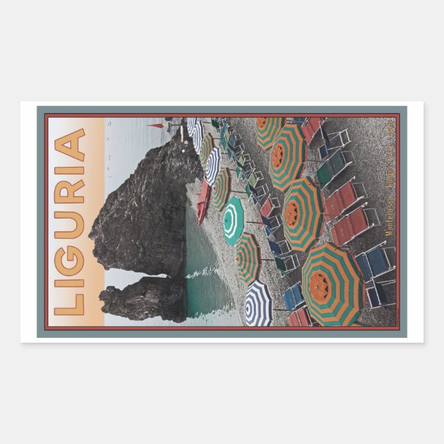 Cinque Terre - Liguria Rectangular Sticker (Front)