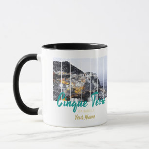 Cinque Terre Manarola Riomaggiore Italian vintage  Mug