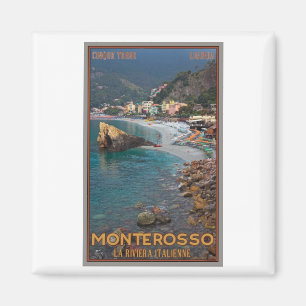 Cinque Terre - Morning Monterosso Beach Magnet