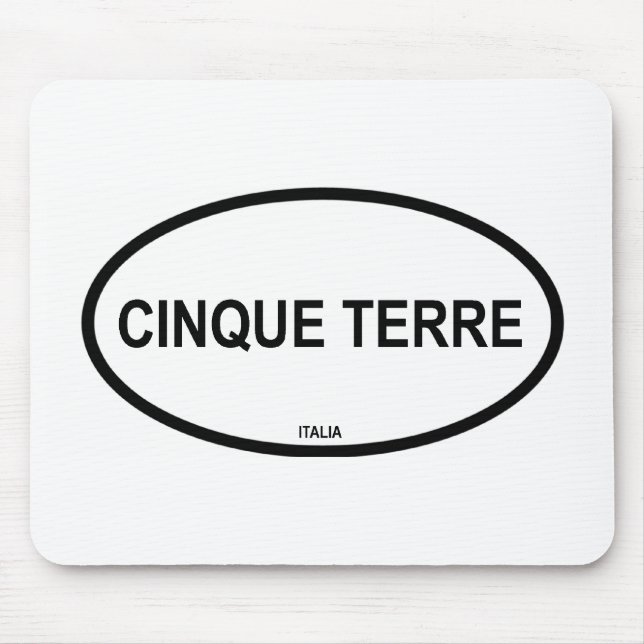 Cinque Terre Mouse Pad (Front)