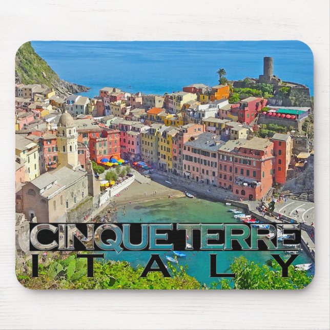 Cinque Terre Mouse Pad (Front)