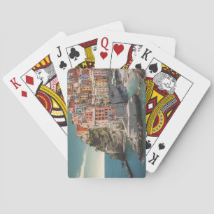 Cinque Terre Postcard Playing Cards