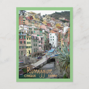 Cinque Terre (Riomaggiore Harbour) Postcard